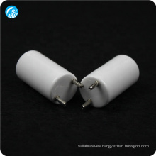 glazed 95 alumina UV lamp cap end part